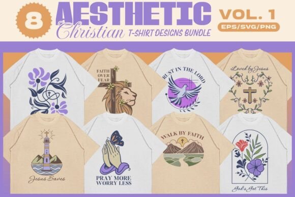 Aesthetic Christian T-Shirt Designs