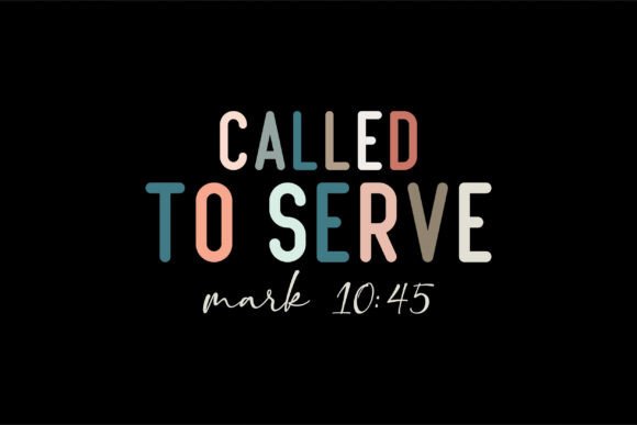 Called to Serve SVG PNG Christian Shirt