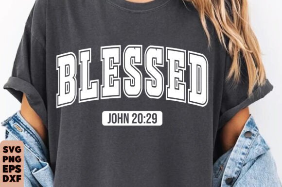 Christian Blessed SVG, PNG Designs for T-Shirt Designs