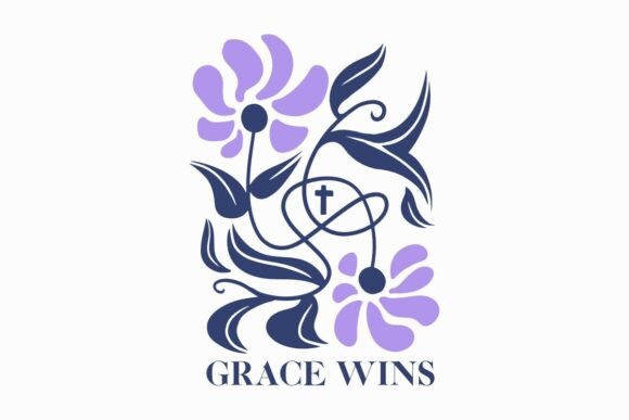 Christian Quote Grace Win T-Shirt Designs