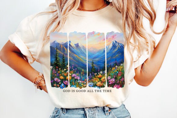 God is Good Christian Brushstroke PNG