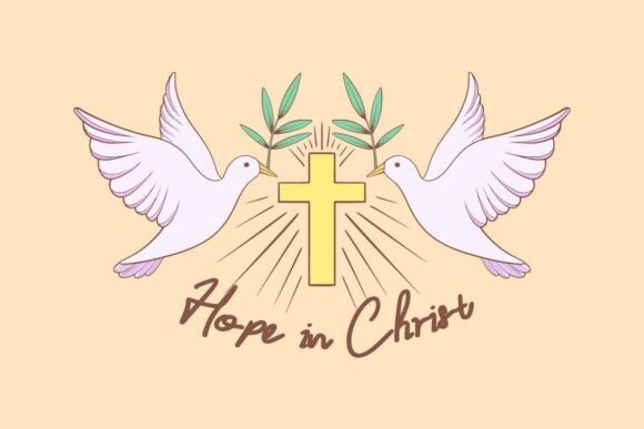 Hope in Christ T-Shirt Quotes Christian Designs