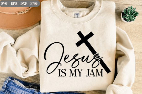 Jesus is My Jam SVG: Christian T-Shirt Designs