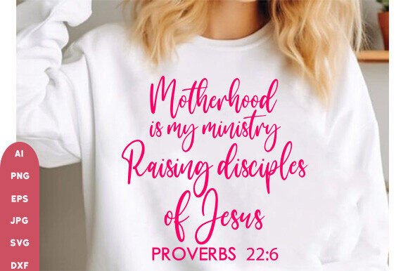 Mom Life Christian PNG: Raising Arrows T-Shirt Designs